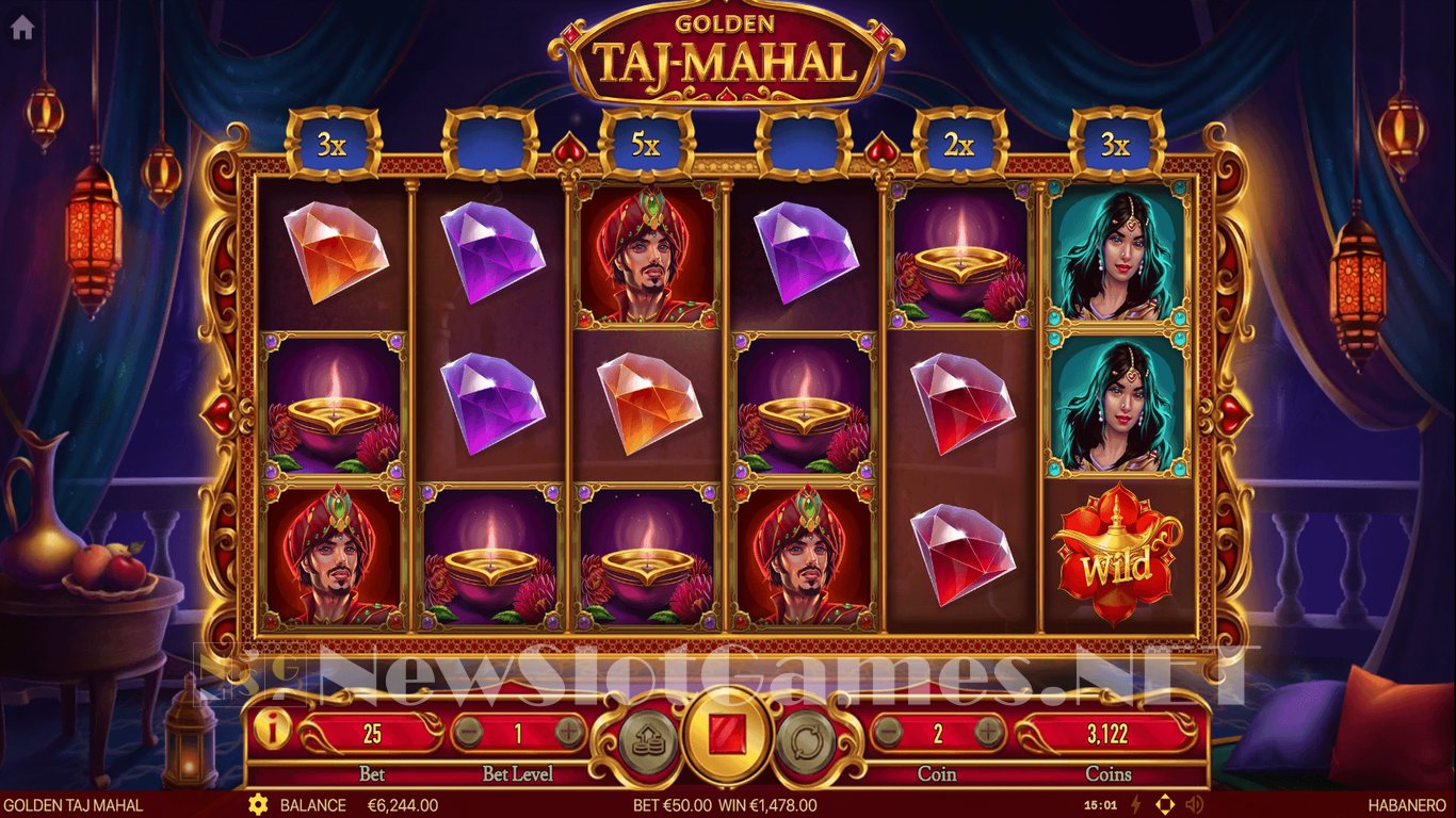Golden Taj Mahal Slot Slot Image in Demo - pic. 6