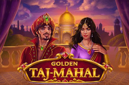 Golden Taj Mahal Slot Logo