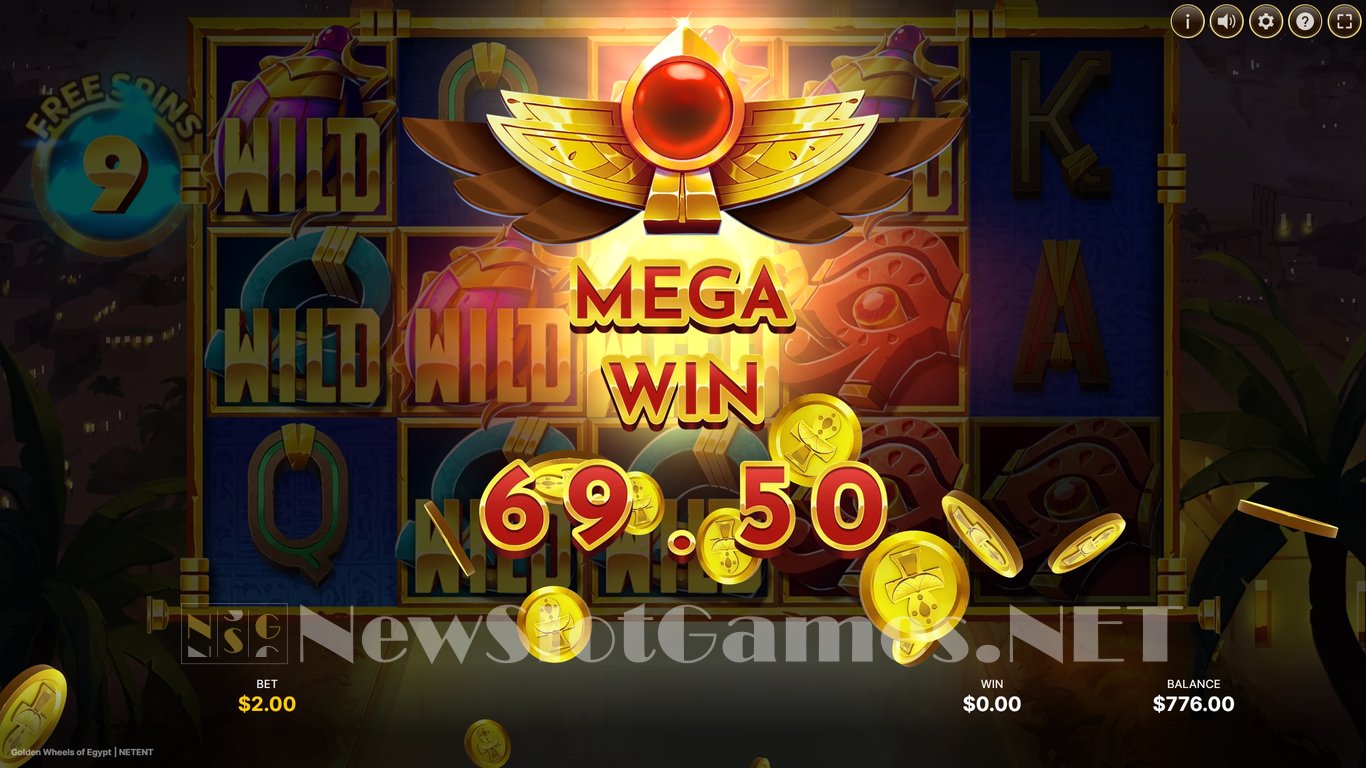 Golden Wheels of Egypt Slot Slot Image in Demo - pic. 10