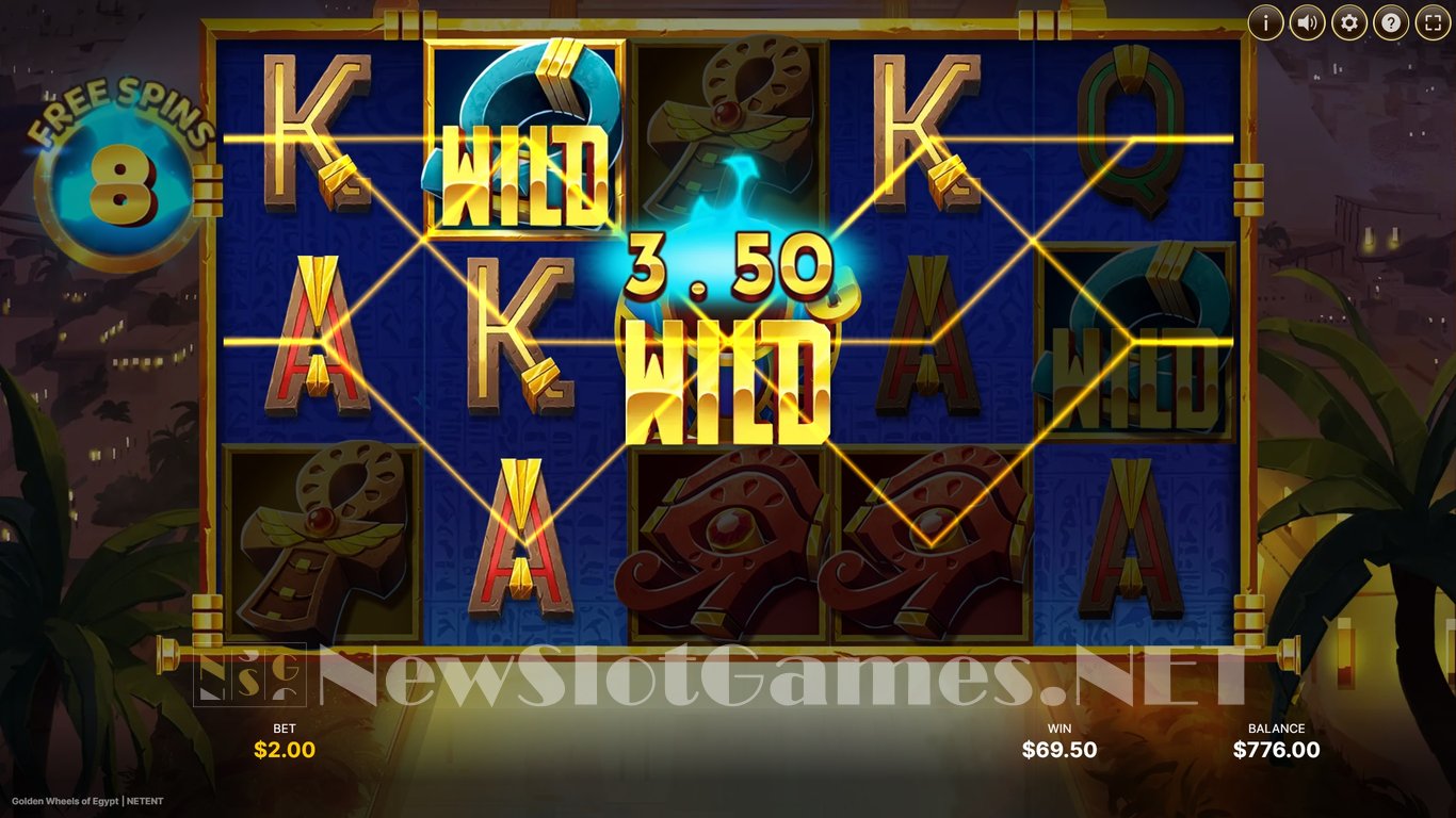 Golden Wheels of Egypt Slot Slot Image in Demo - pic. 11
