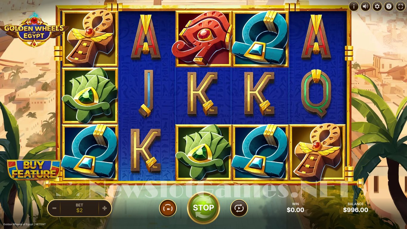 Golden Wheels of Egypt Slot Slot Image in Demo - pic. 2