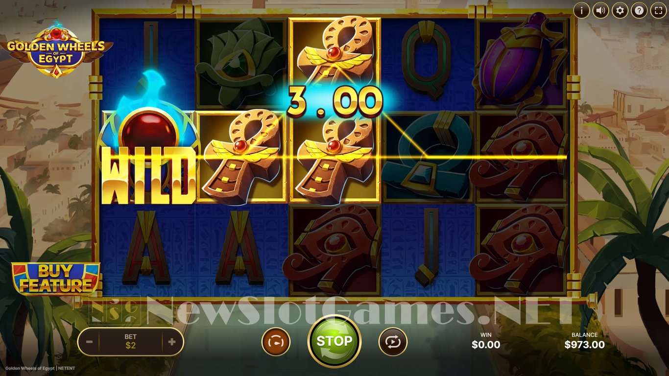 Golden Wheels of Egypt Slot Slot Image in Demo - pic. 6