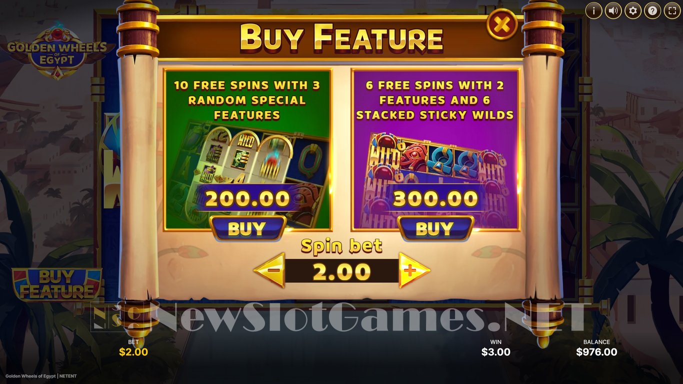 Golden Wheels of Egypt Slot Slot Image in Demo - pic. 7