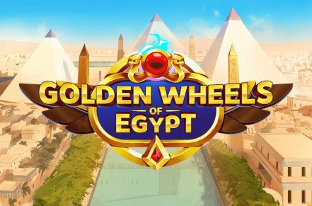 Golden Wheels of Egypt Slot Logo