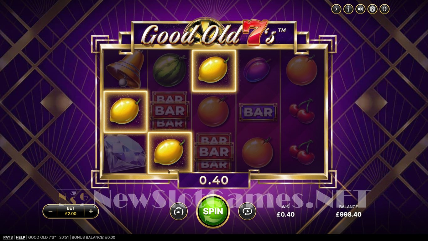 Good Old 7s Slot Demo Image