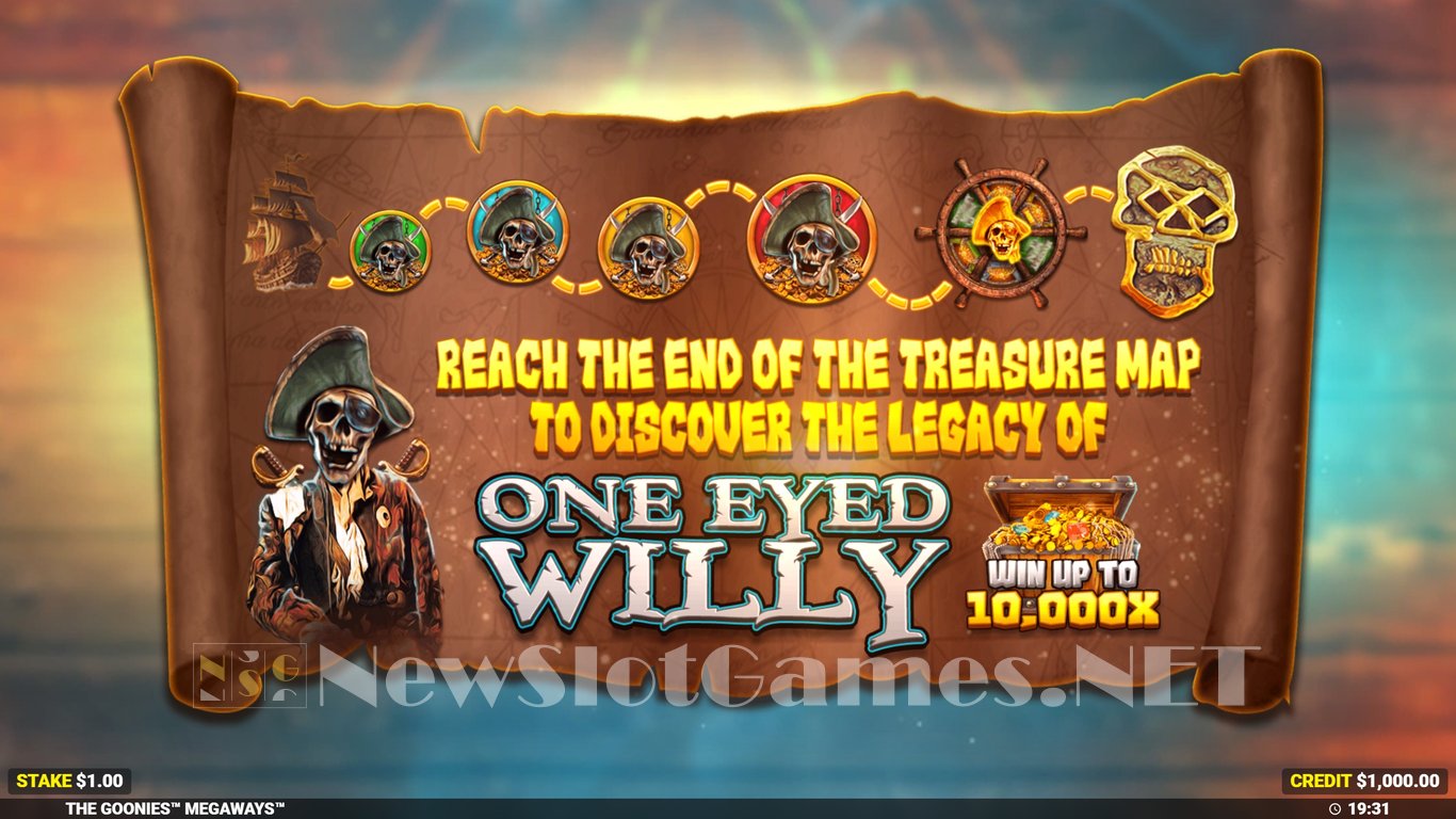The Goonies Megaways Slot Demo Image