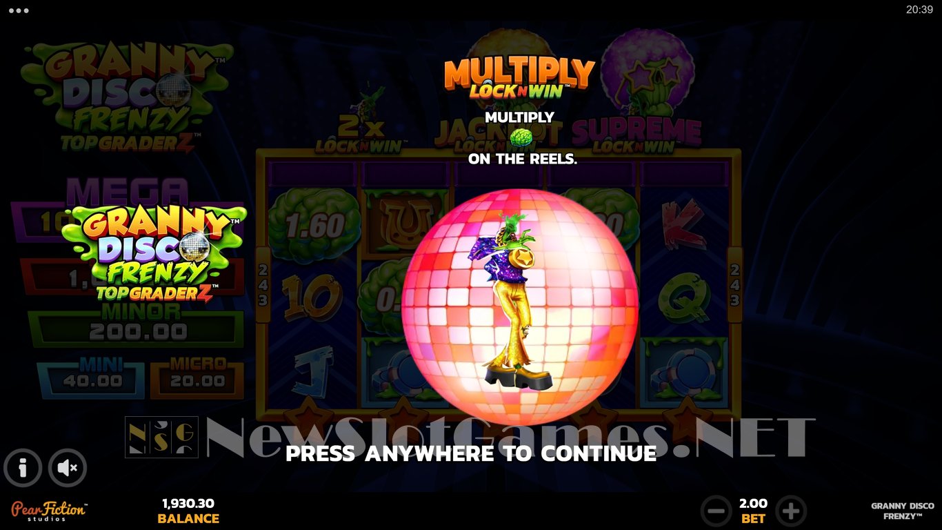 Granny Disco Frenzy Slot Slot Image in Demo - pic. 7