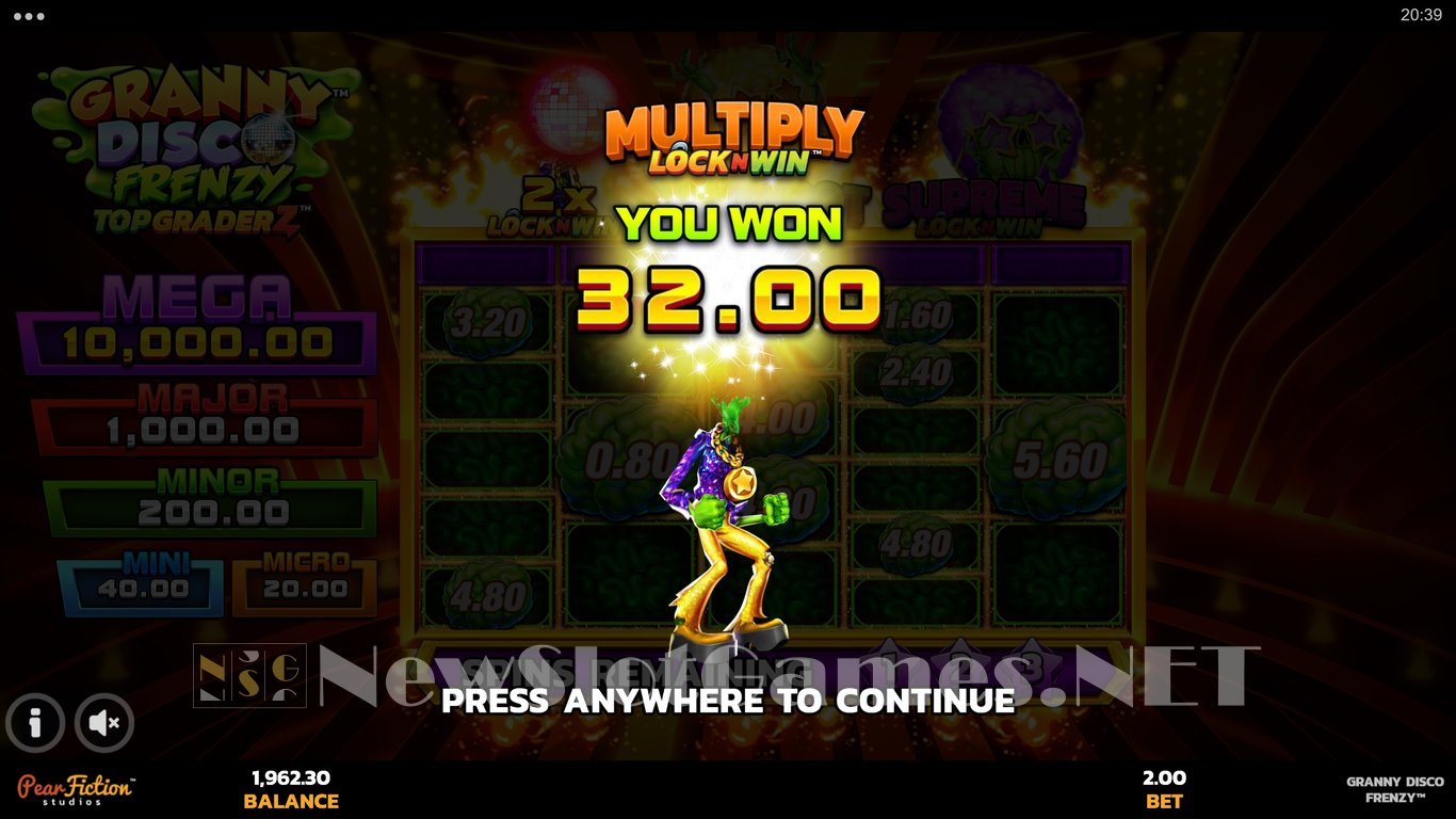 Granny Disco Frenzy Slot Slot Image in Demo - pic. 9