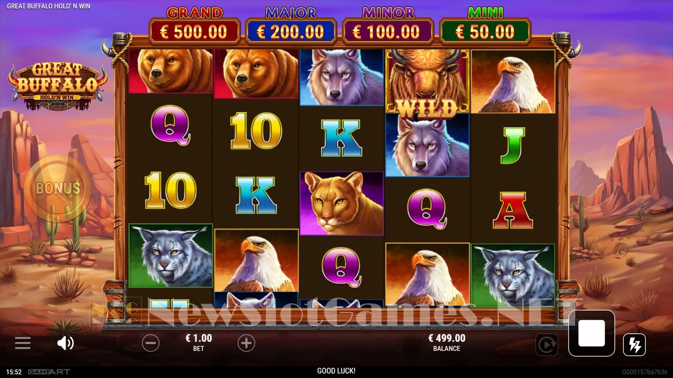 Great Buffalo Holdn Win Slot Slot Image in Demo - pic. 2