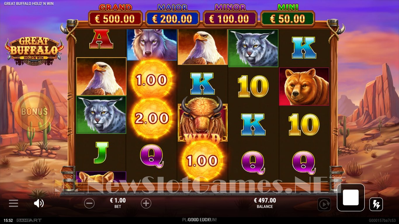 Great Buffalo Holdn Win Slot Slot Image in Demo - pic. 3