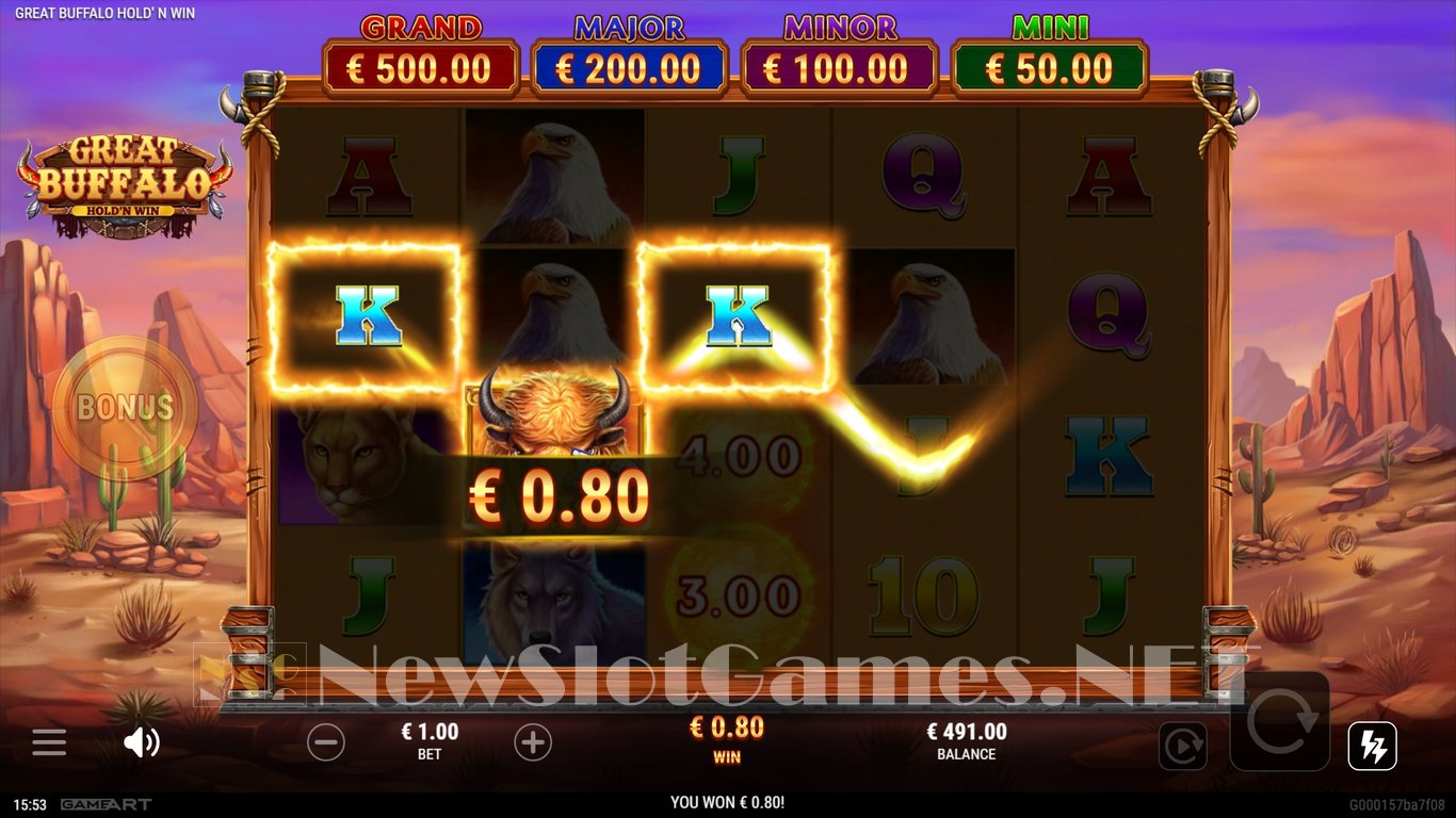 Great Buffalo Holdn Win Slot Slot Image in Demo - pic. 5