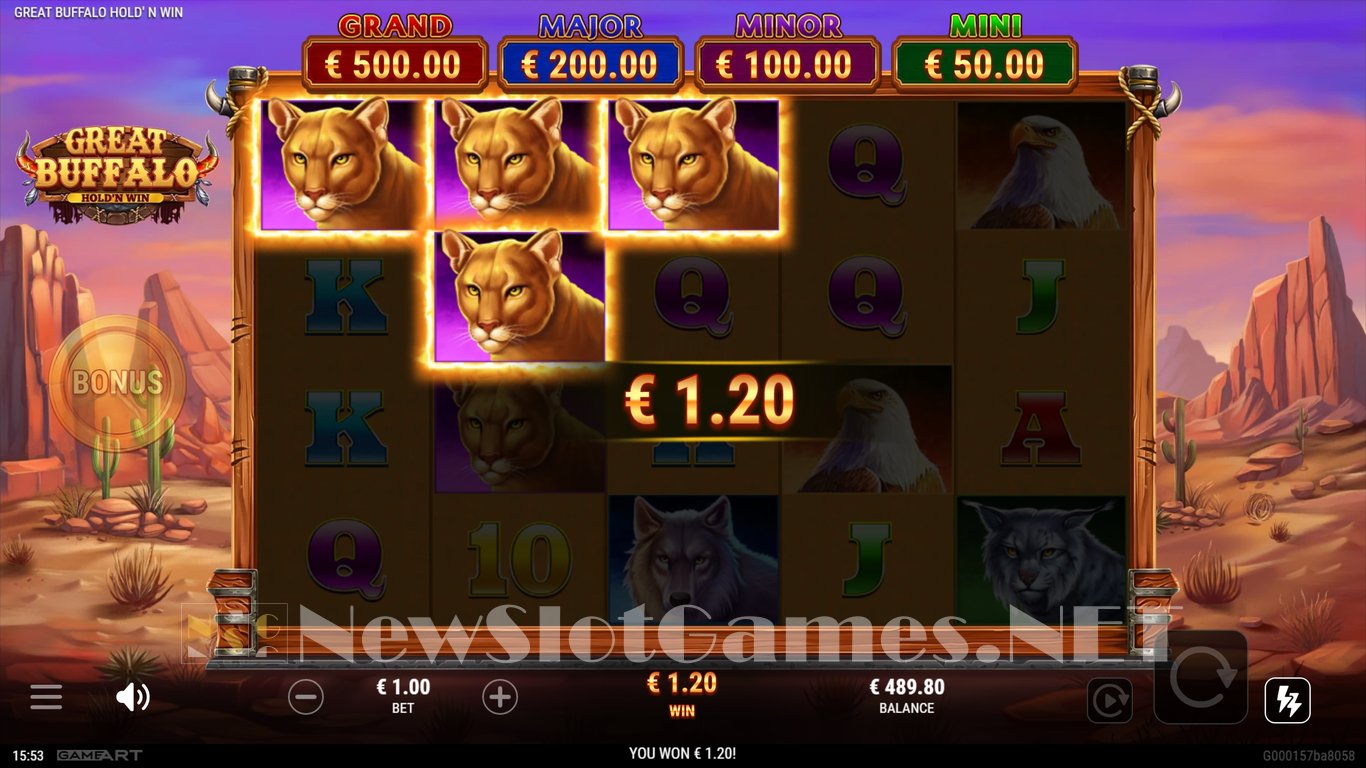 Great Buffalo Holdn Win Slot Slot Image in Demo - pic. 6