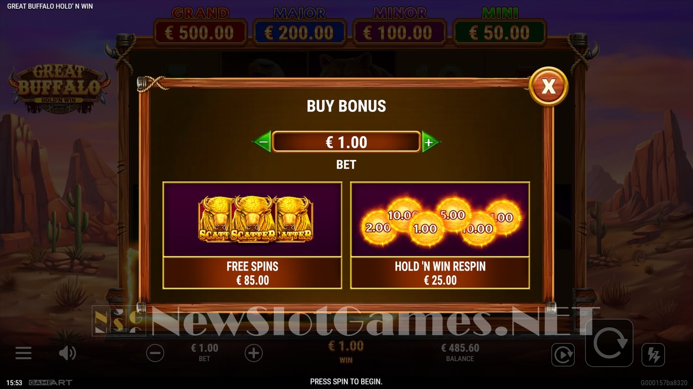 Great Buffalo Holdn Win Slot Slot Image in Demo - pic. 9