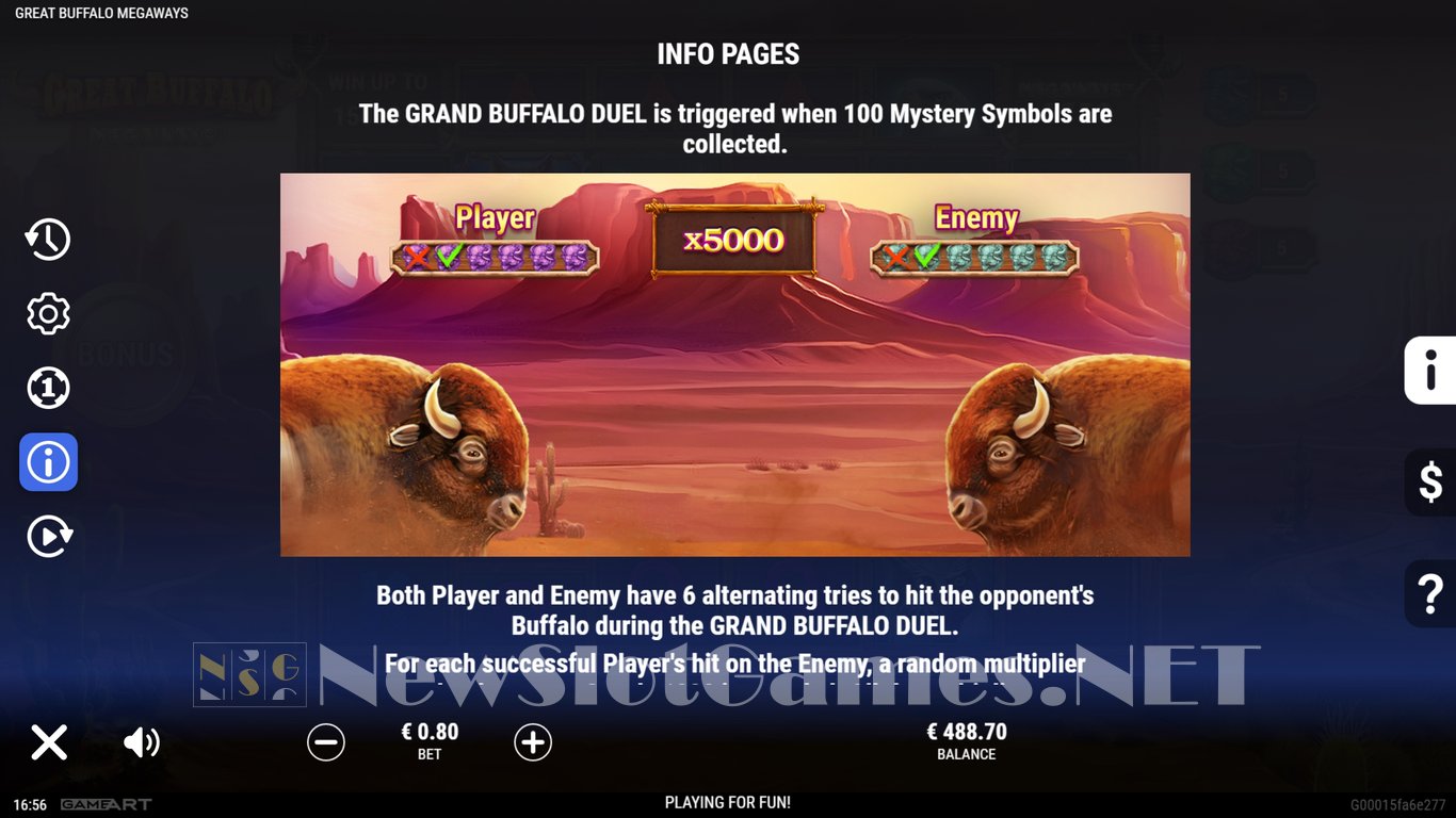 Great Buffalo Megaways Slot Slot Image in Demo - pic. 12