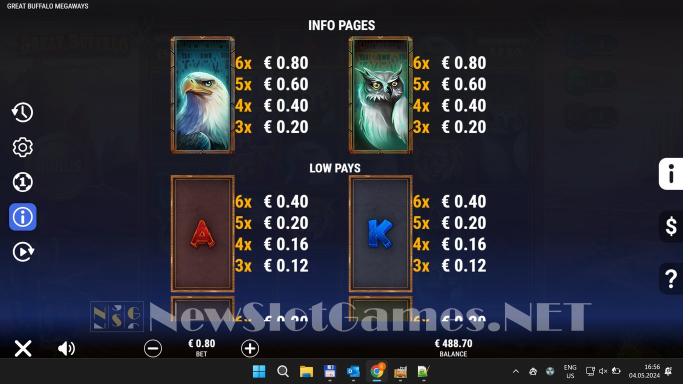 Great Buffalo Megaways Slot Slot Image in Demo - pic. 14