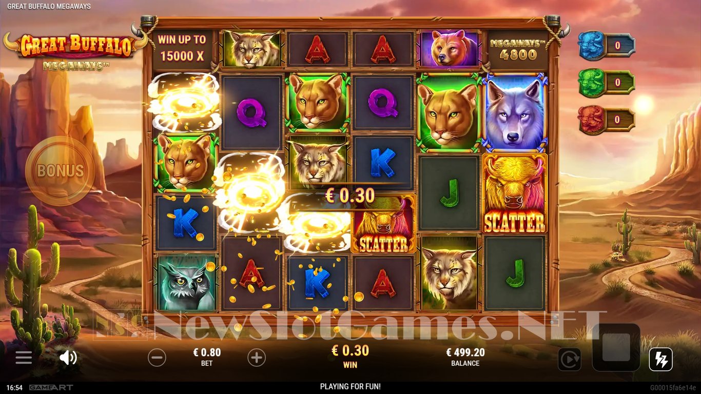 Great Buffalo Megaways Slot Slot Image in Demo - pic. 2