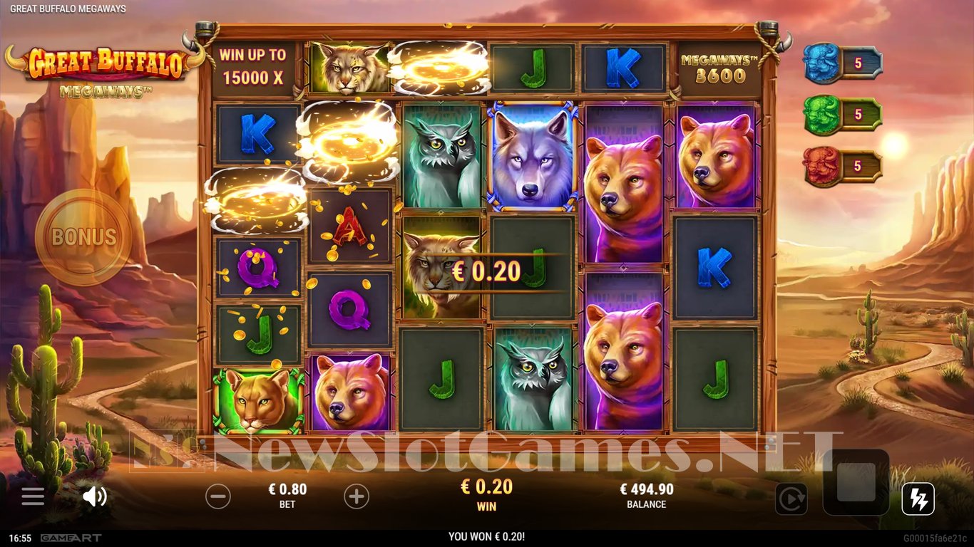 Great Buffalo Megaways Slot Slot Image in Demo - pic. 6