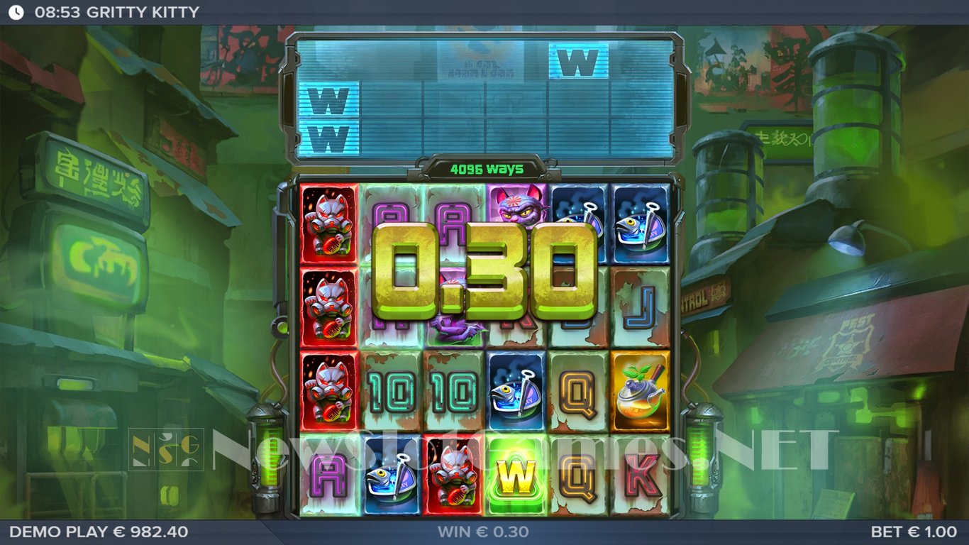 Gritty Kitty of Nitropolis Slot Slot Image in Demo - pic. 4