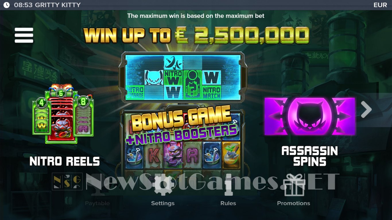 Gritty Kitty of Nitropolis Slot Slot Image in Demo - pic. 6