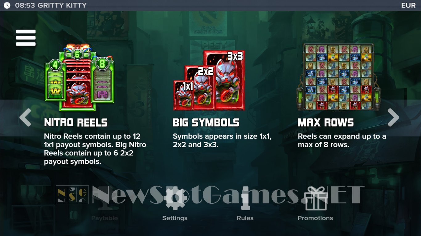 Gritty Kitty of Nitropolis Slot Slot Image in Demo - pic. 9