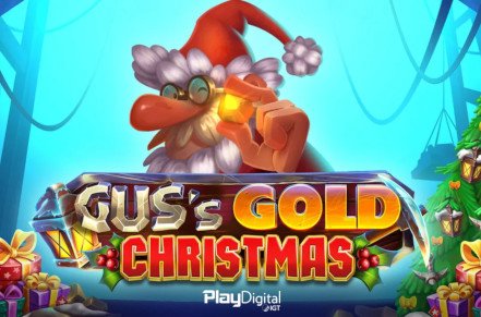 Guss Gold Christmas Slot Logo