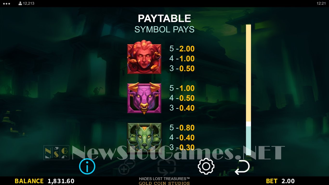 Hades Lost Treasures Slot Slot Image in Demo - pic. 10