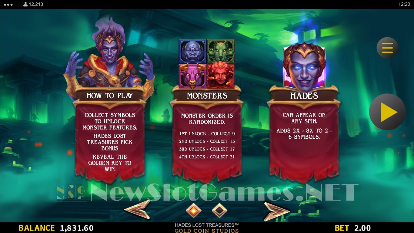 Hades Lost Treasures Slot Slot Image in Demo - pic. 7