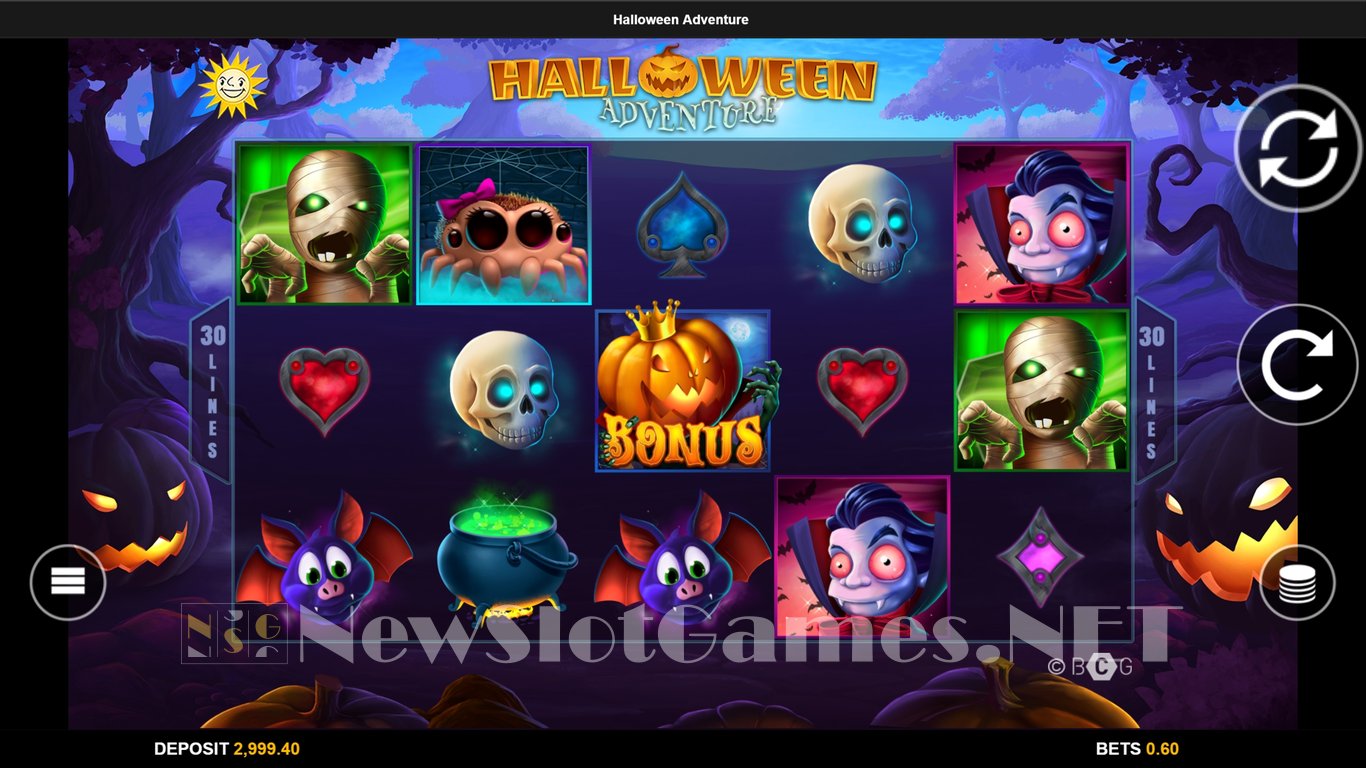 Halloween Adventure Slot Demo Image