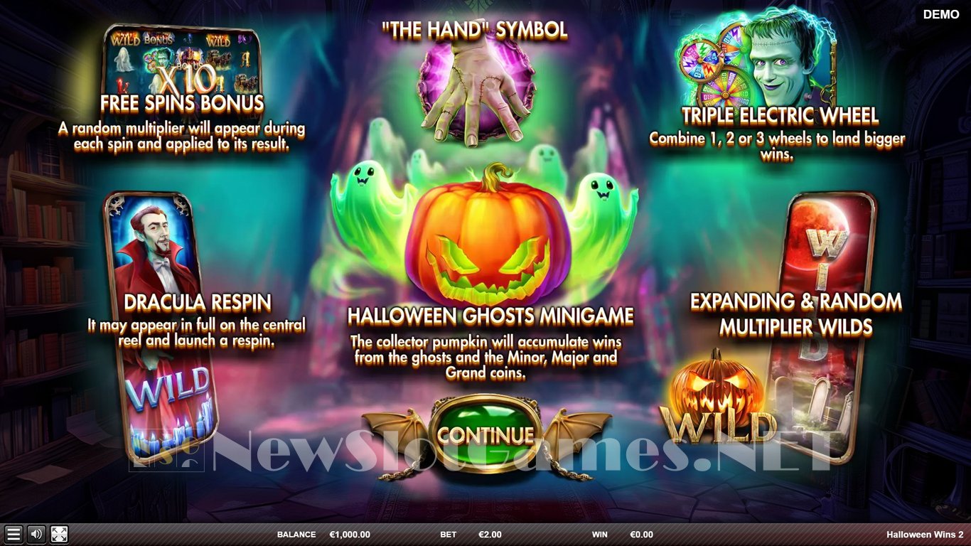 Halloween Wins 2 Slot Demo Image