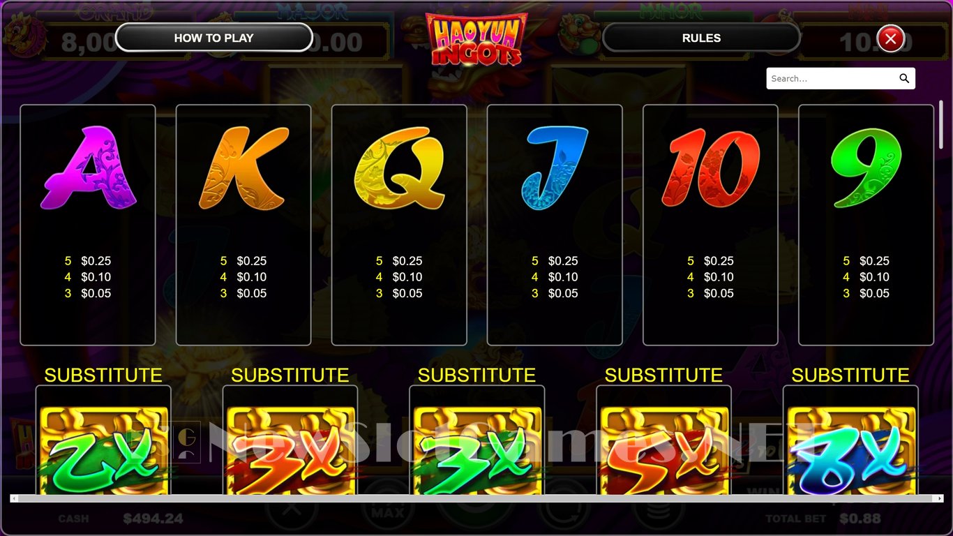 Hao Yun Ingots Slot Slot Image in Demo - pic. 5