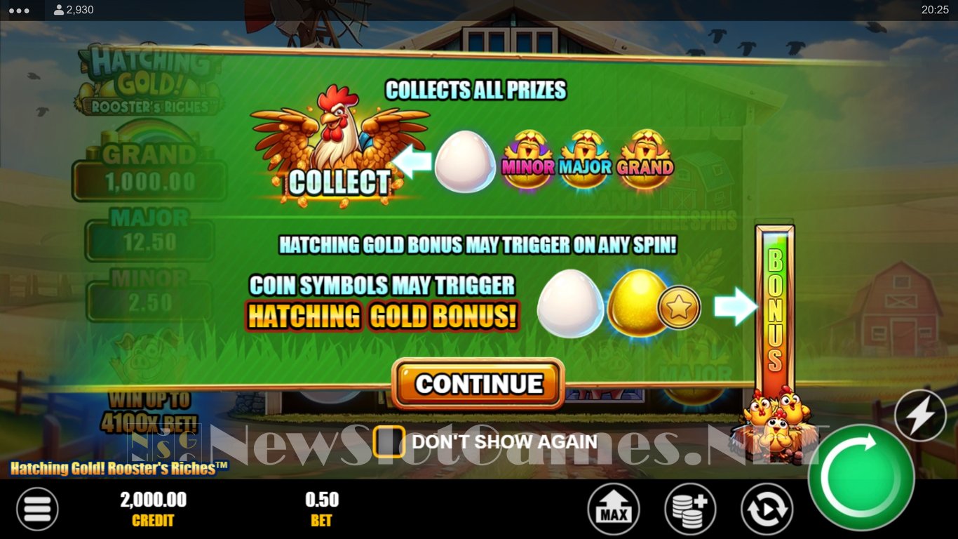 Hatching Gold! Roosters Riches Slot Slot Image in Demo - pic. 2