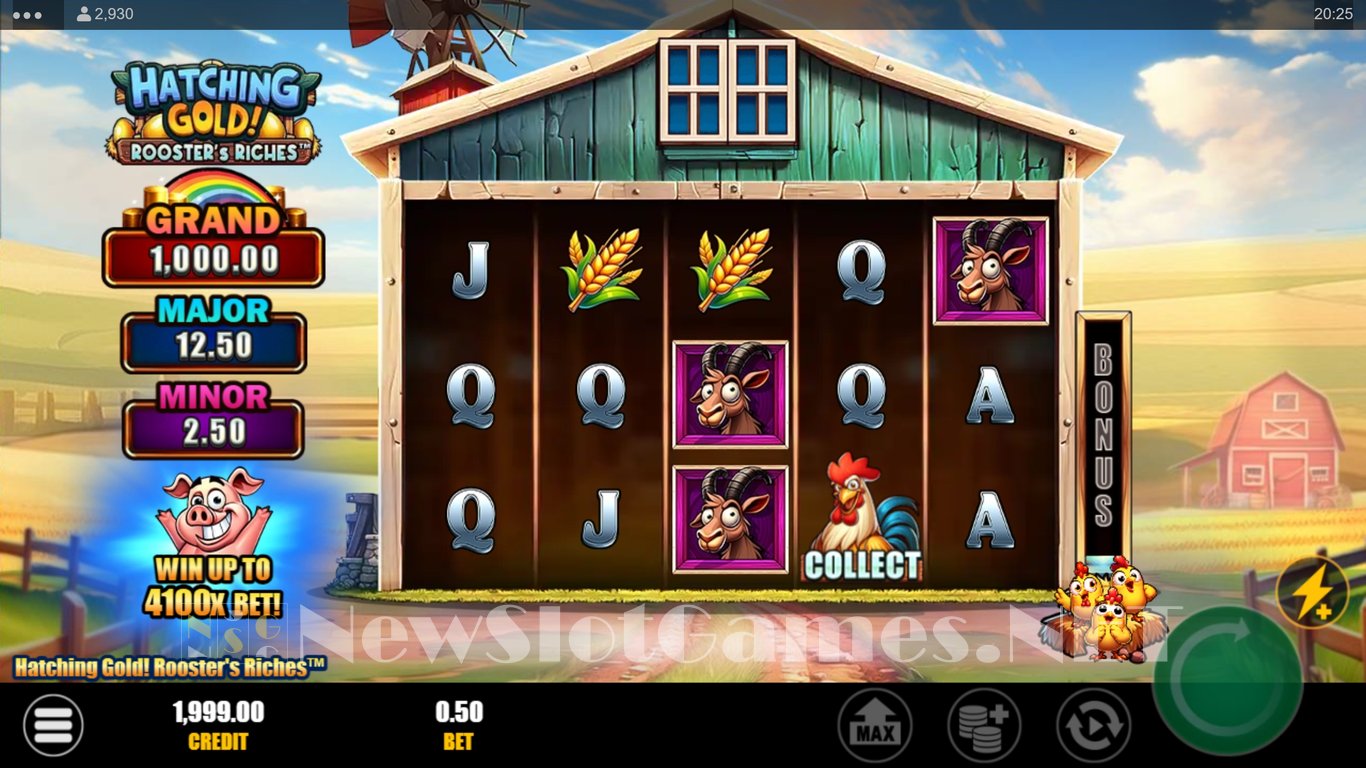 Hatching Gold! Roosters Riches Slot Slot Image in Demo - pic. 3