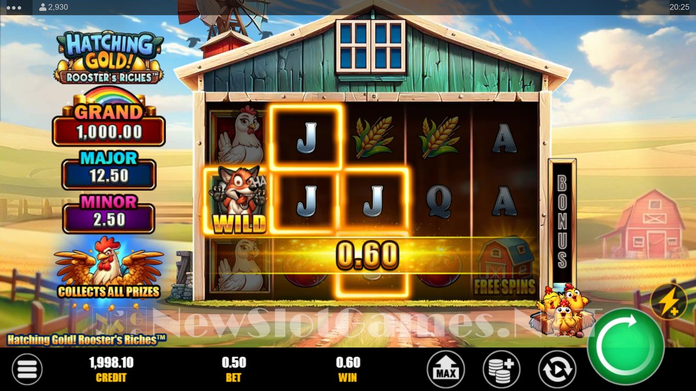 Hatching Gold! Roosters Riches Slot Slot Image in Demo - pic. 5