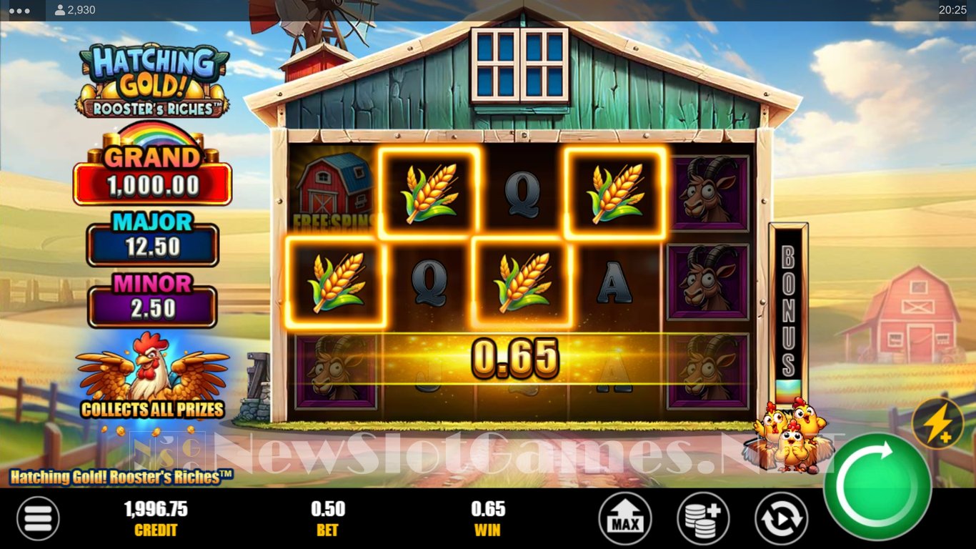Hatching Gold! Roosters Riches Slot Slot Image in Demo - pic. 6