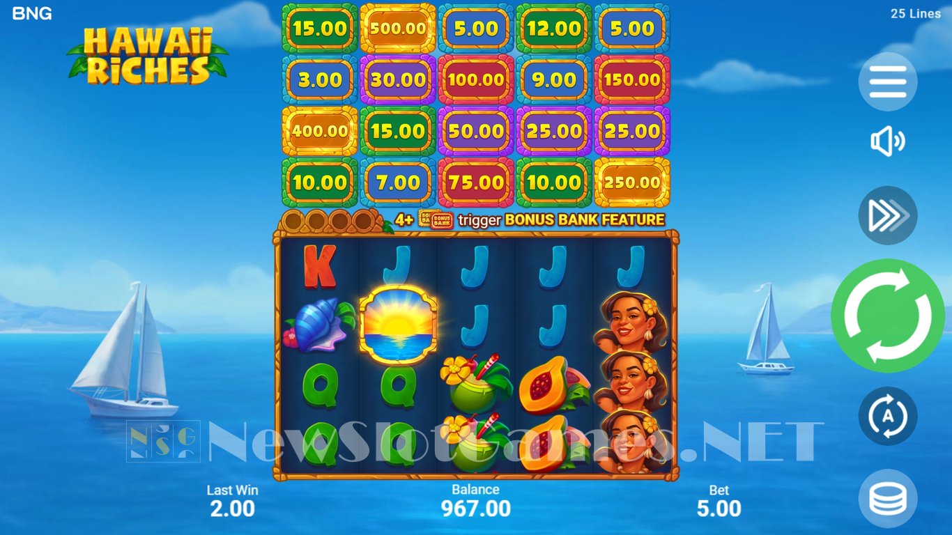 Hawaii Riches Slot Slot Image in Demo - pic. 5