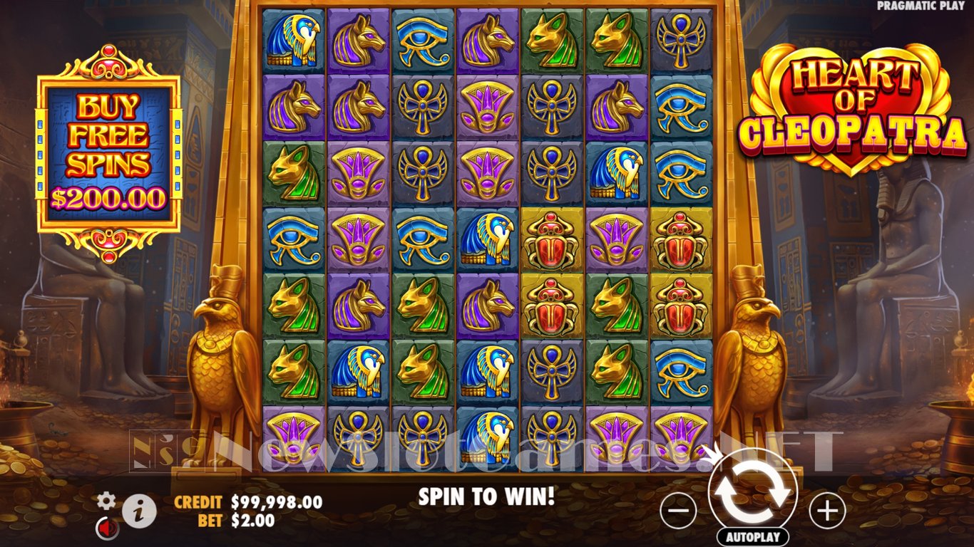 Heart of Cleopatra Slot Demo Image
