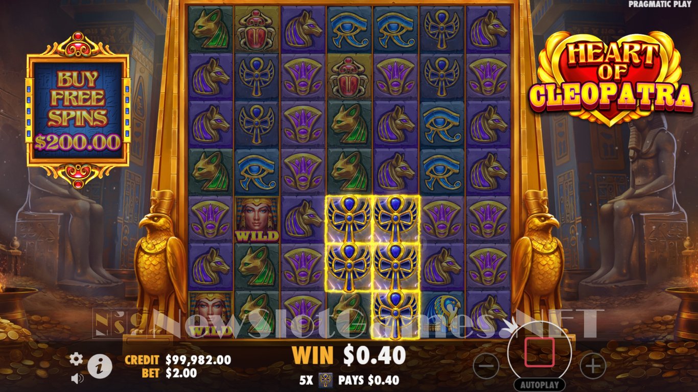 Heart of Cleopatra Slot Slot Image in Demo - pic. 2
