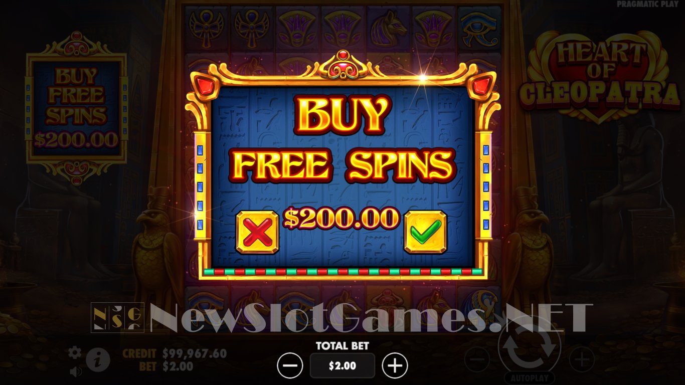 Heart of Cleopatra Slot Slot Image in Demo - pic. 4