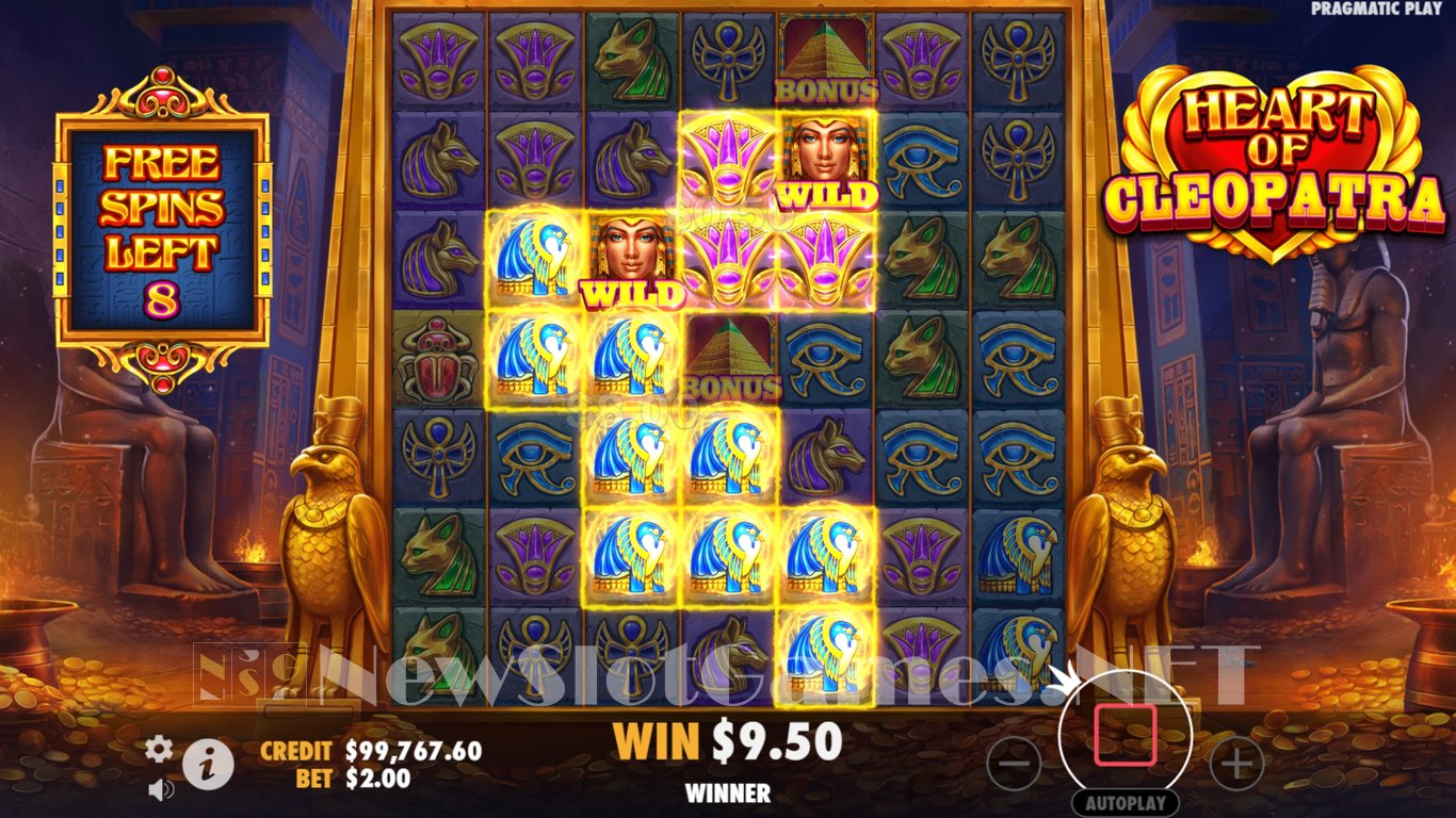 Heart of Cleopatra Slot Slot Image in Demo - pic. 8