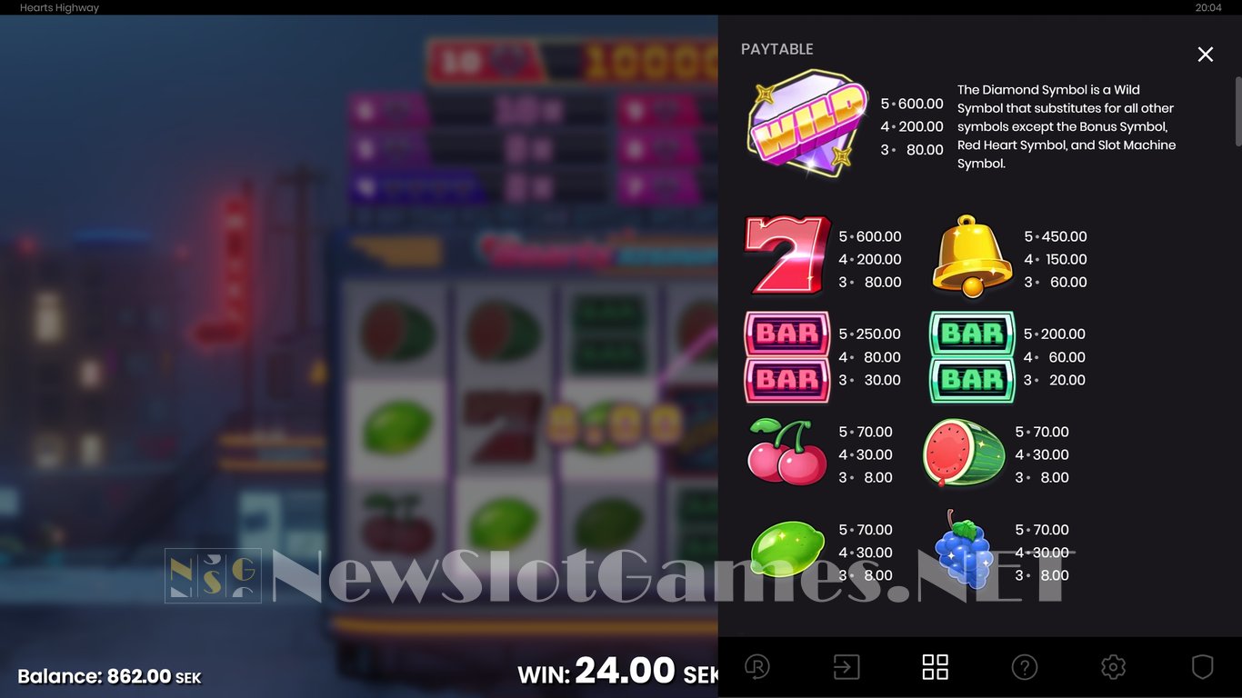 Hearts Highway Slot Slot Image in Demo - pic. 7