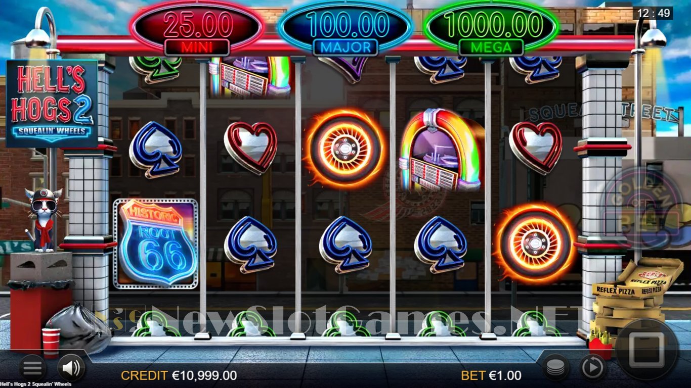 Hells Hogs 2 - Squelin Wheels Slot Slot Image in Demo - pic. 2