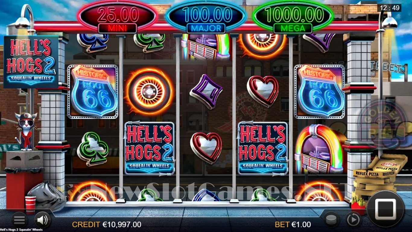 Hells Hogs 2 - Squelin Wheels Slot Slot Image in Demo - pic. 3