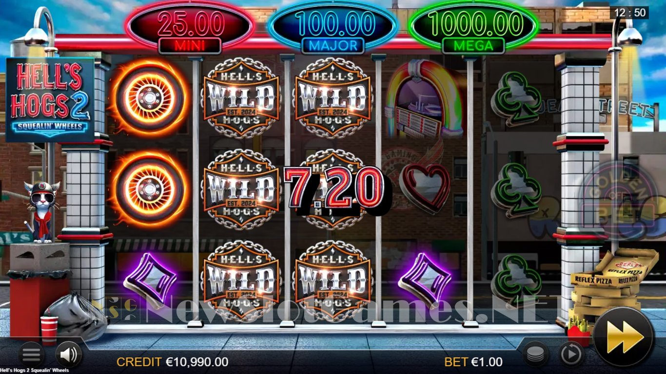 Hells Hogs 2 - Squelin Wheels Slot Slot Image in Demo - pic. 6