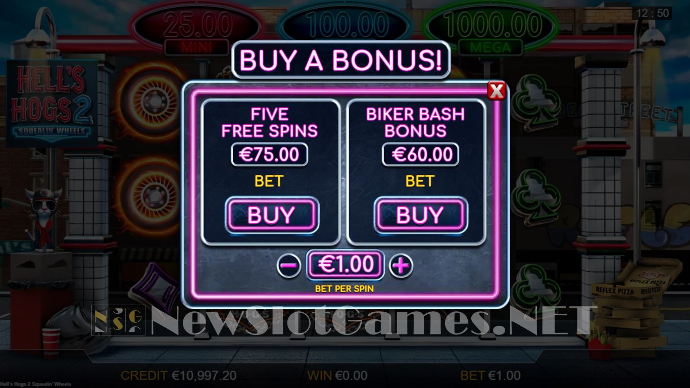Hells Hogs 2 - Squelin Wheels Slot Slot Image in Demo - pic. 7