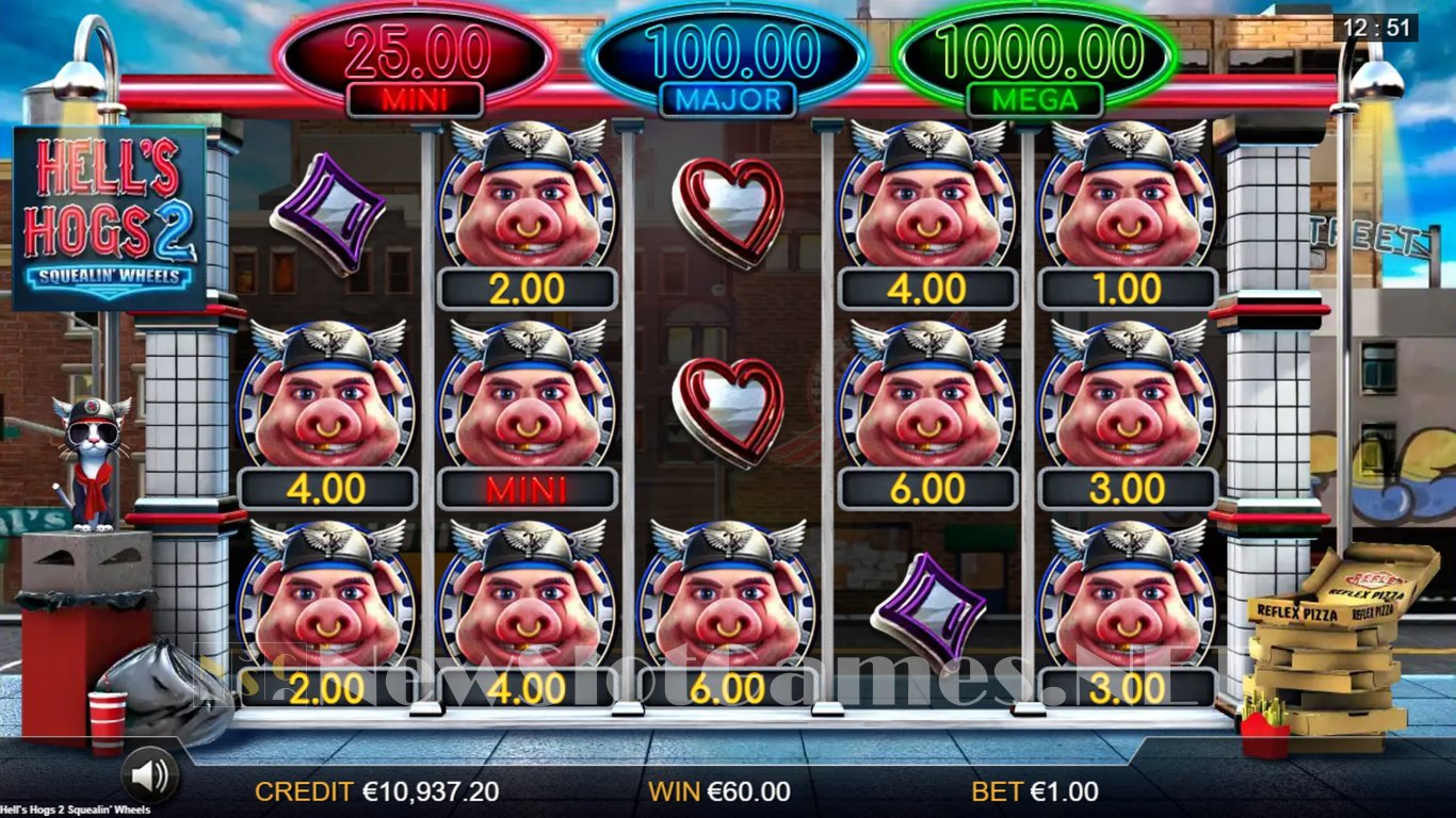 Hells Hogs 2 - Squelin Wheels Slot Slot Image in Demo - pic. 9