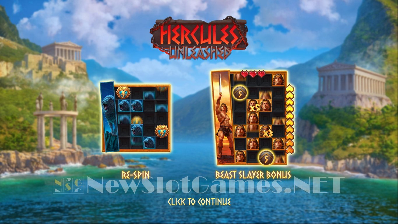 Hercules Unleashed Dream Drop Slot Demo Image