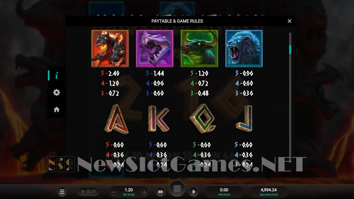 Hercules Unleashed Dream Drop Slot Slot Image in Demo - pic. 10