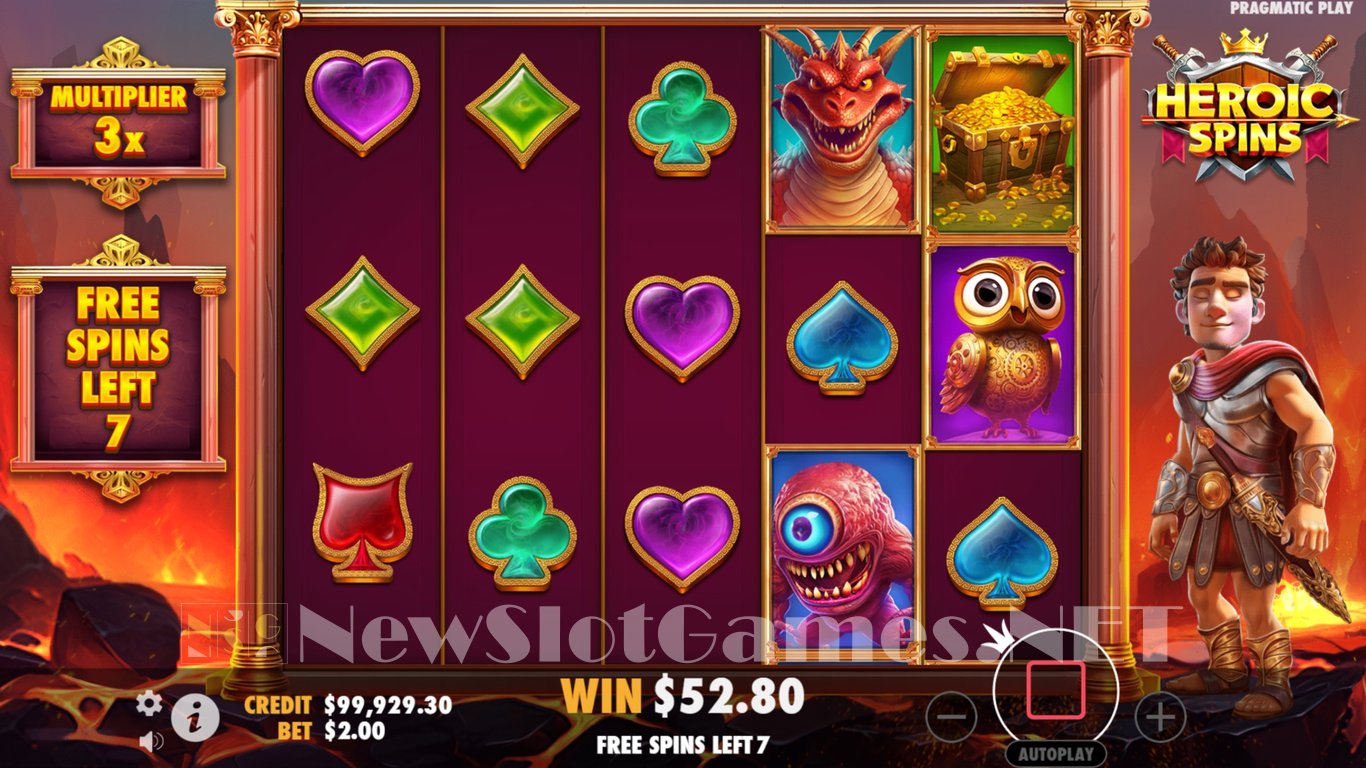 Heroic Spins Slot Slot Image in Demo - pic. 11
