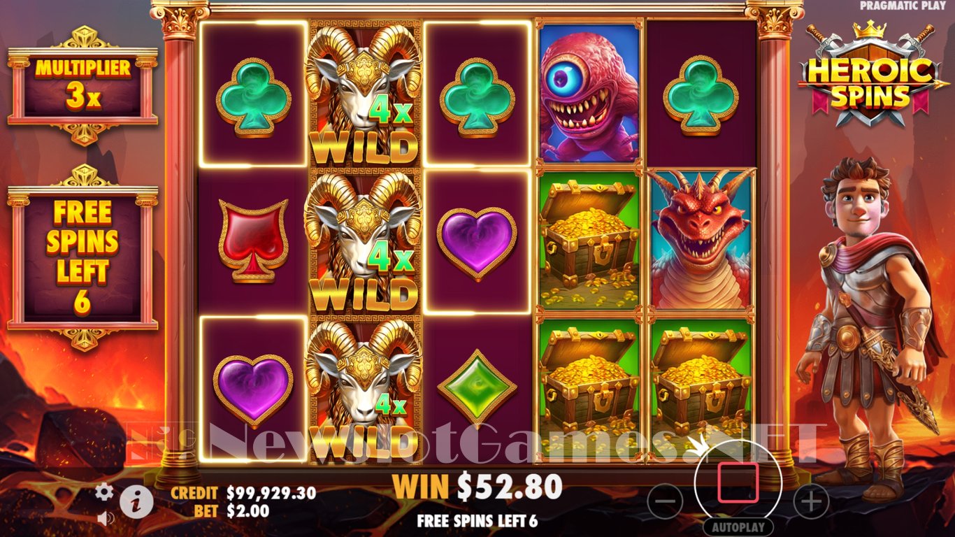 Heroic Spins Slot Slot Image in Demo - pic. 12