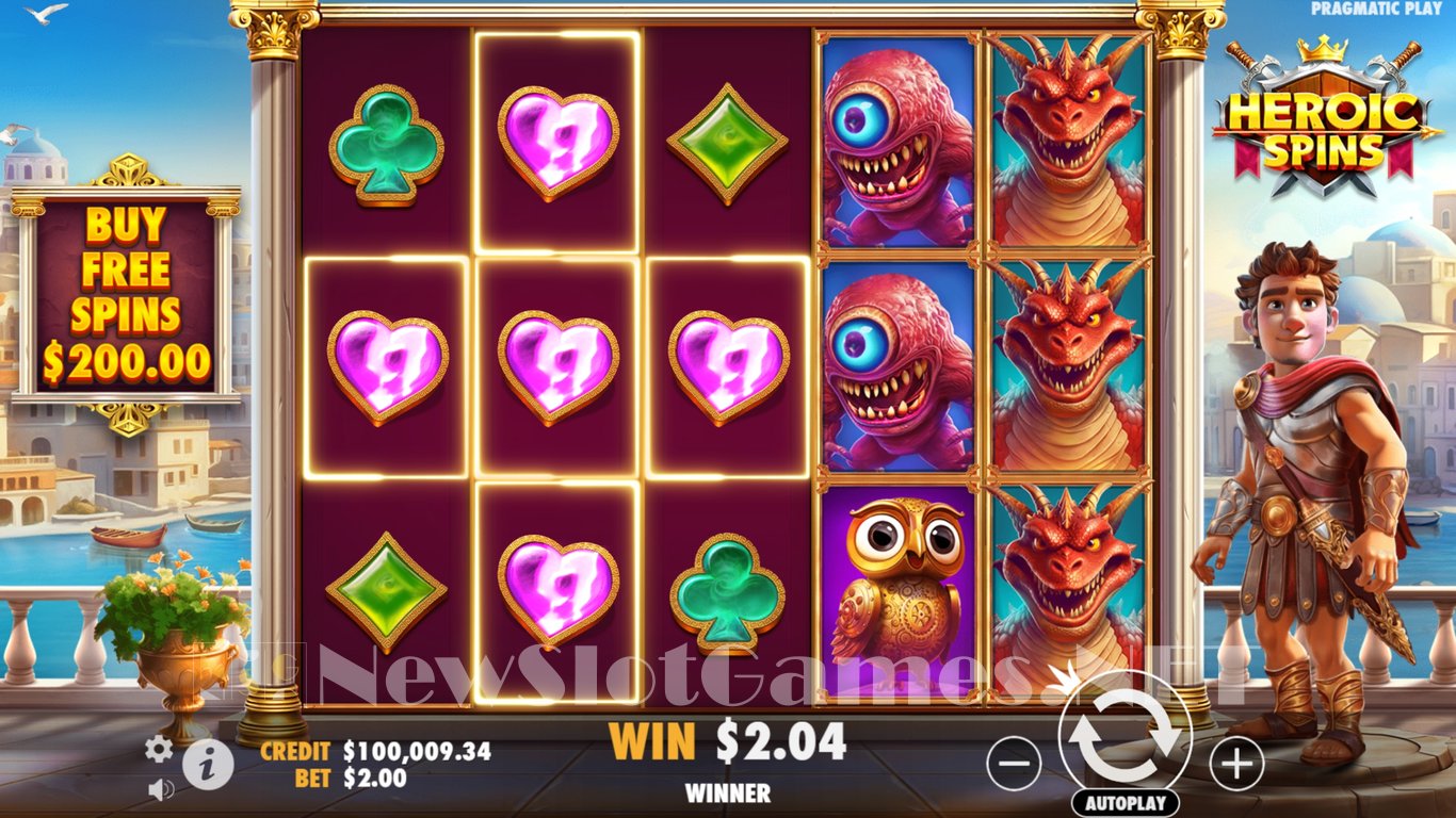 Heroic Spins Slot Slot Image in Demo - pic. 4